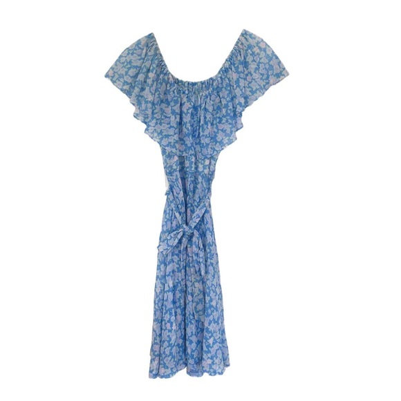 70s vintage prairie dress - Picture 2 of 4